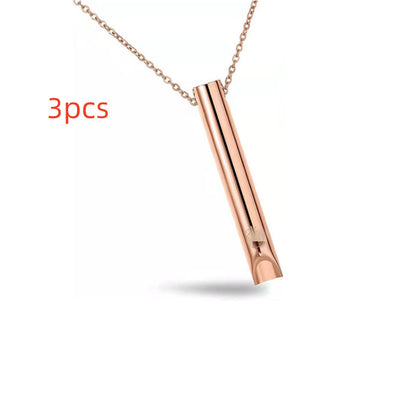 Stainless Steel Meditation And Mindfulness Pendant Regulate Breathing