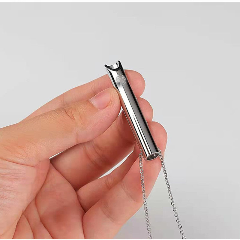 Stainless Steel Meditation And Mindfulness Pendant Regulate Breathing