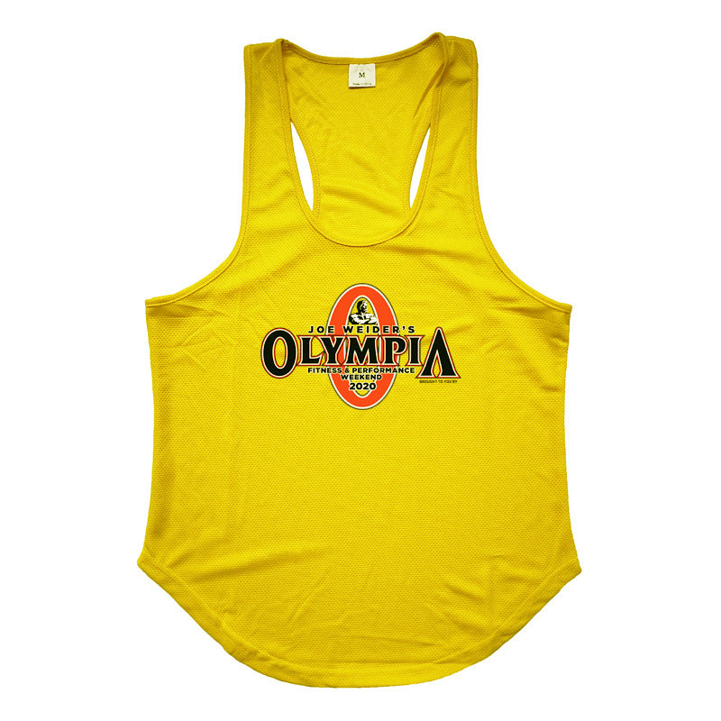 Bodybuilding Muscular Man Bodybuilding Fitness Sports Vest
