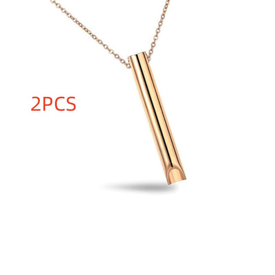 Stainless Steel Meditation And Mindfulness Pendant Regulate Breathing
