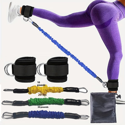 Bands Hip Leg Strength Pull Rope Fitness Elastic Training Home Yoga Workout Gym Equipment