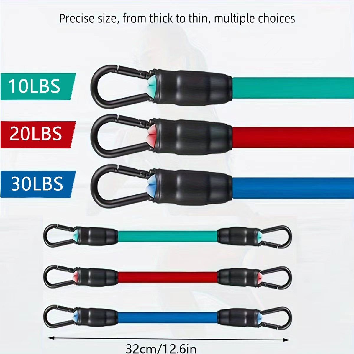 Bands Hip Leg Strength Pull Rope Fitness Elastic Training Home Yoga Workout Gym Equipment