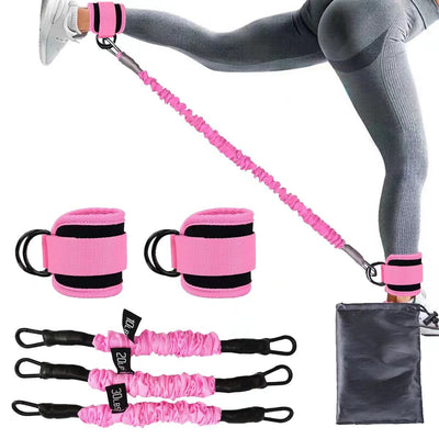 Bands Hip Leg Strength Pull Rope Fitness Elastic Training Home Yoga Workout Gym Equipment