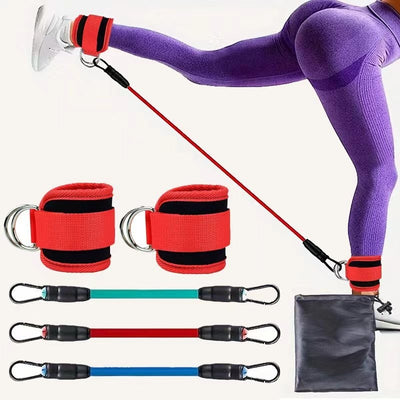 Bands Hip Leg Strength Pull Rope Fitness Elastic Training Home Yoga Workout Gym Equipment