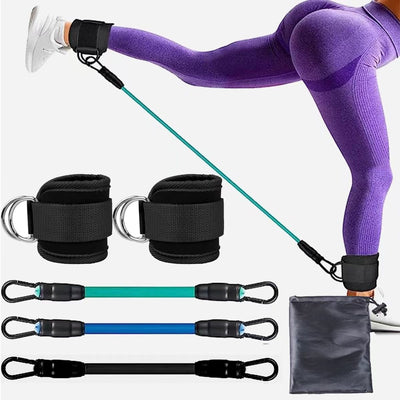 Bands Hip Leg Strength Pull Rope Fitness Elastic Training Home Yoga Workout Gym Equipment