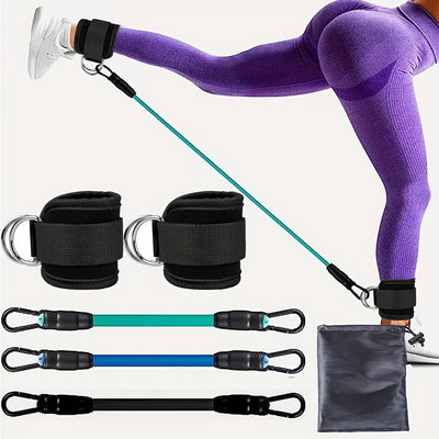 Bands Hip Leg Strength Pull Rope Fitness Elastic Training Home Yoga Workout Gym Equipment