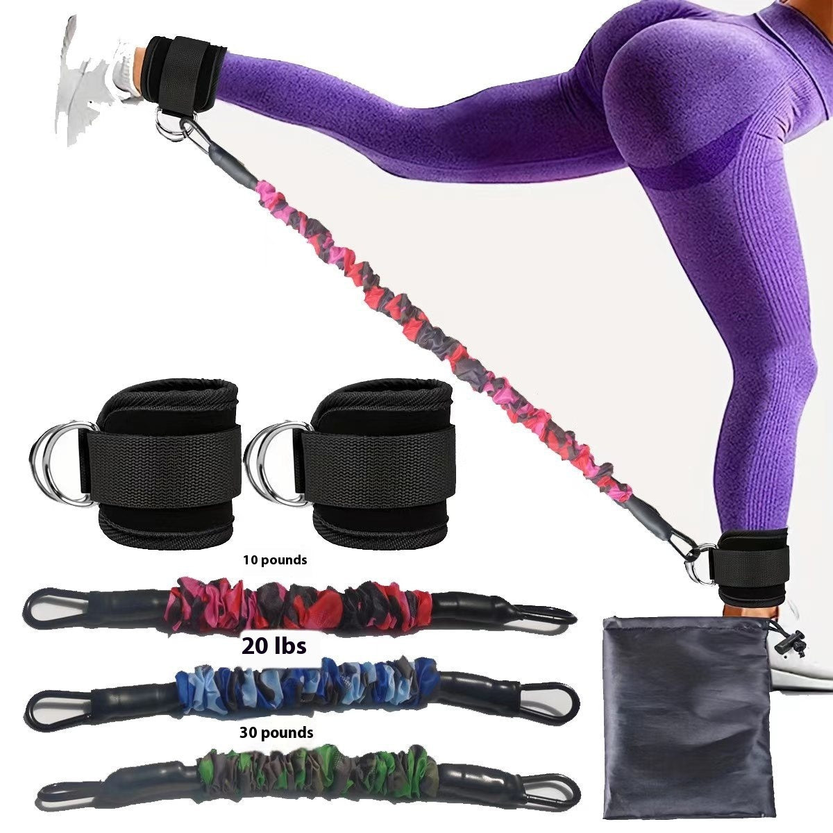 Bands Hip Leg Strength Pull Rope Fitness Elastic Training Home Yoga Workout Gym Equipment